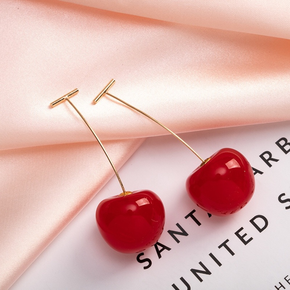 Cherry Earrings for Woman Cherry dangle drop earrings